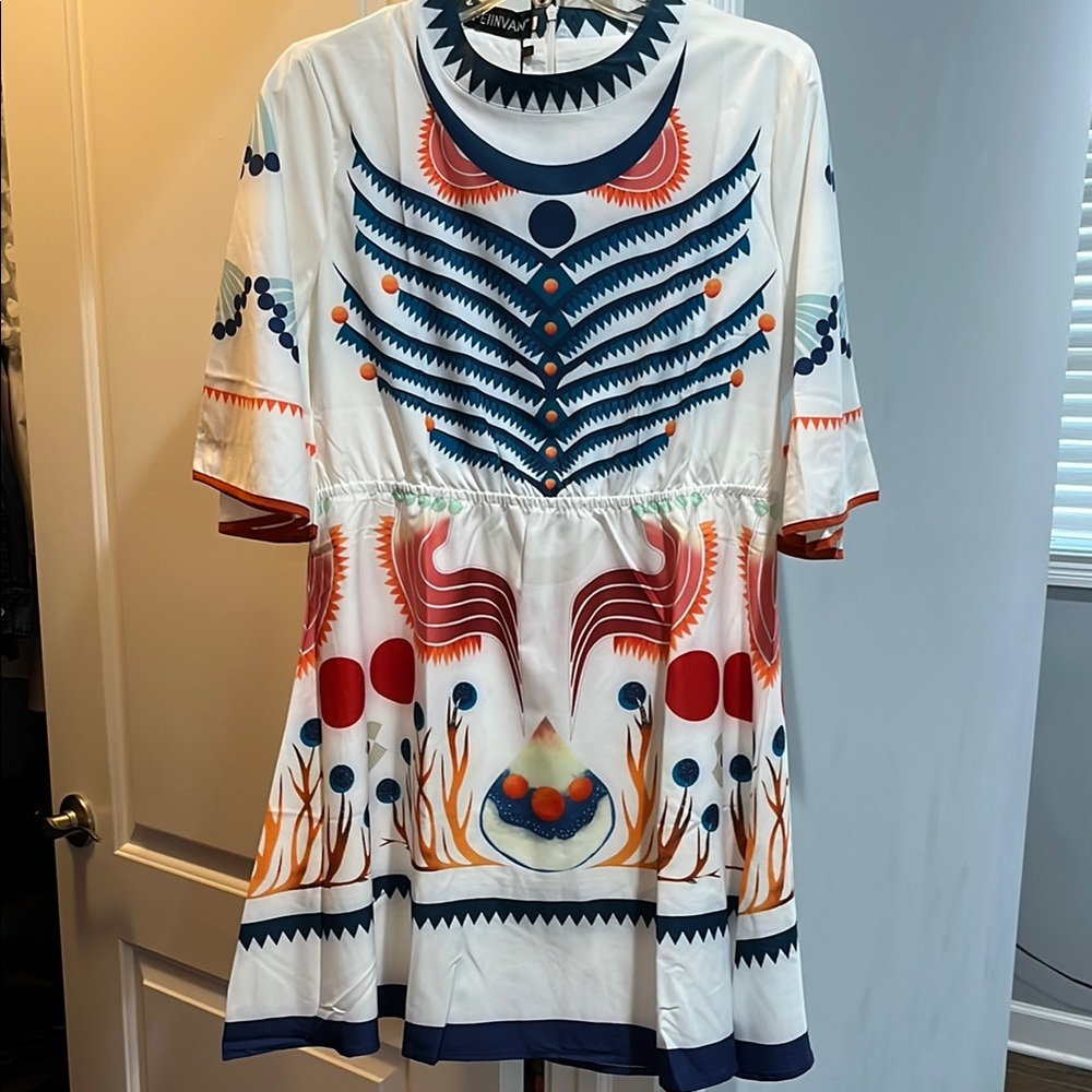Colorful Patterned Dress